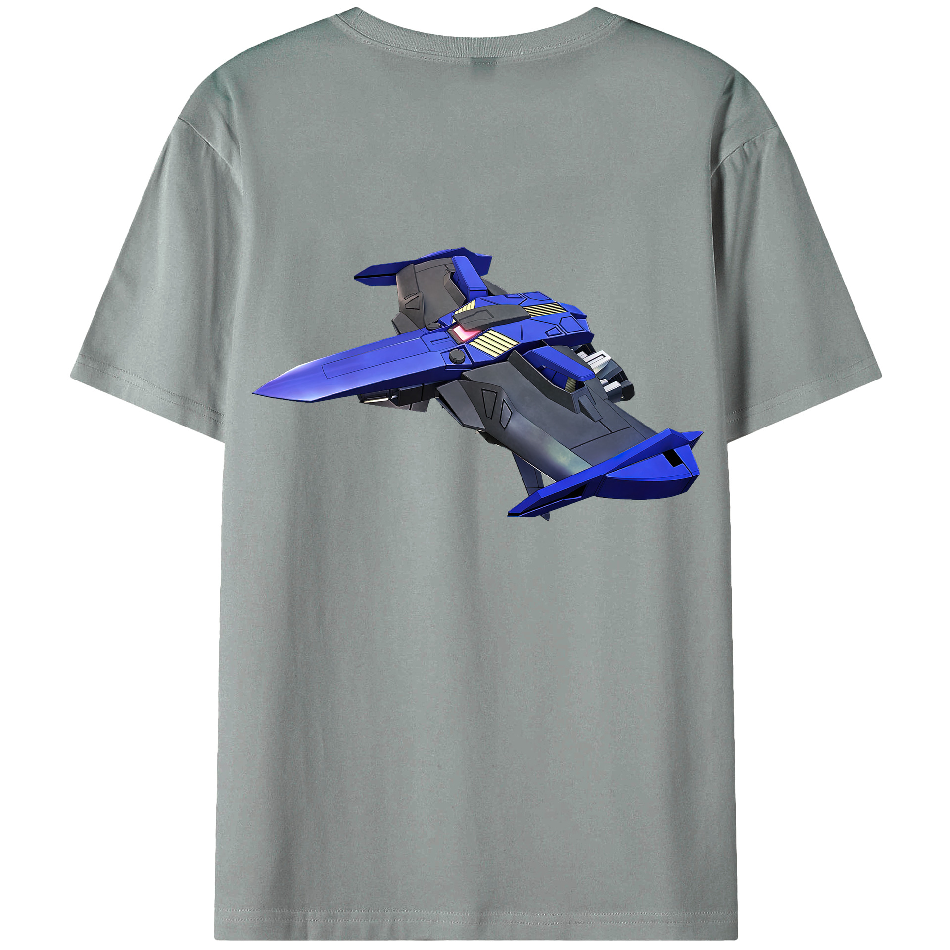 （画像用） 機動戦士ガンダム Mobile Suit Gundam 綿100％ メンズ半袖Tシャツ（バックプリント） 通気性